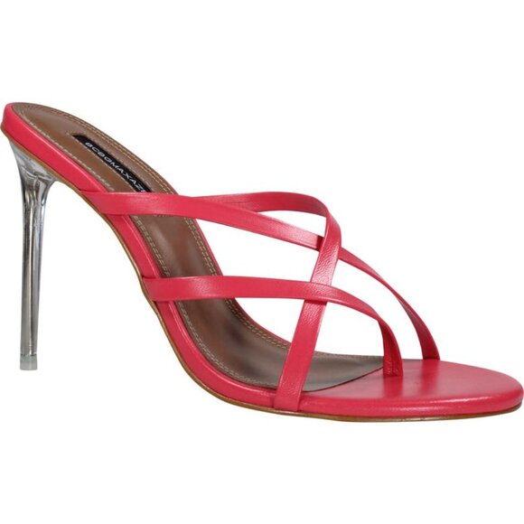 NEW NIB BCBGMAXAZRIA Davey Sandal Size 8 Calypso Coral - Picture 1 of 3